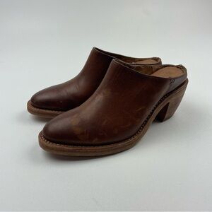 Frye 3471573-CAR Rosalia Mule Caramel Slip-On Mule Women’s Size 5.5 B